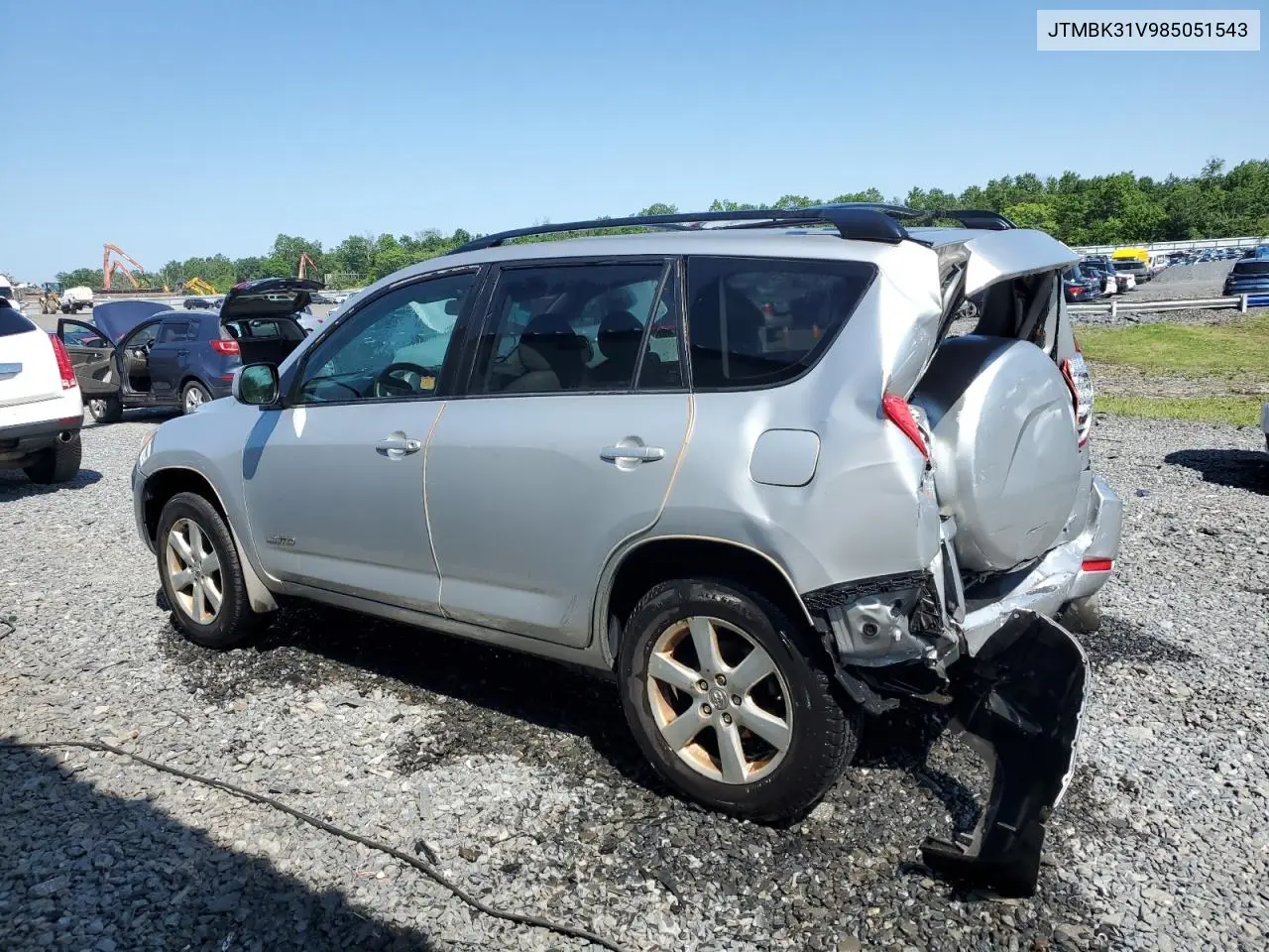 2008 Toyota Rav4 Limited VIN: JTMBK31V985051543 Lot: 61755855
