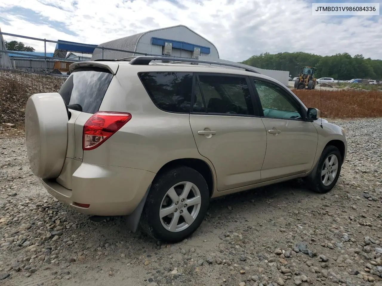 2008 Toyota Rav4 Limited VIN: JTMBD31V986084336 Lot: 62298405