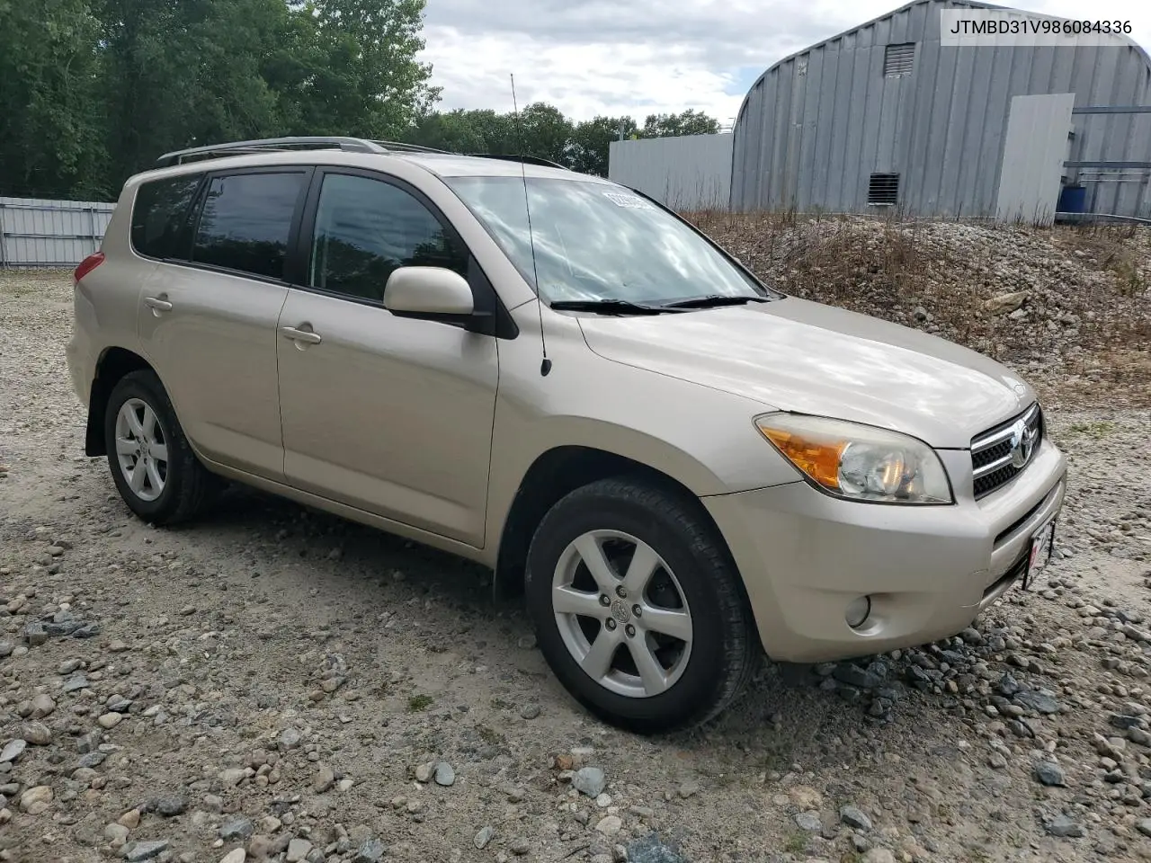 2008 Toyota Rav4 Limited VIN: JTMBD31V986084336 Lot: 62298405