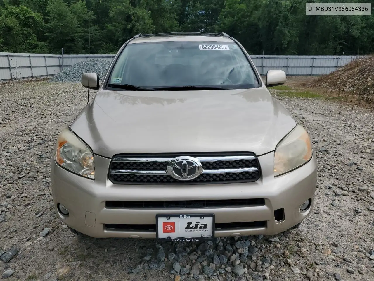 2008 Toyota Rav4 Limited VIN: JTMBD31V986084336 Lot: 62298405
