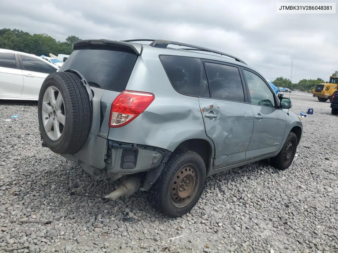 2008 Toyota Rav4 Limited VIN: JTMBK31V286048381 Lot: 62488645