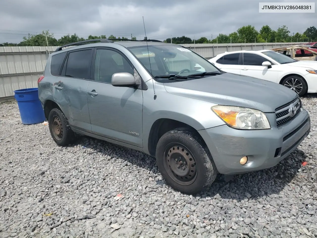 2008 Toyota Rav4 Limited VIN: JTMBK31V286048381 Lot: 62488645