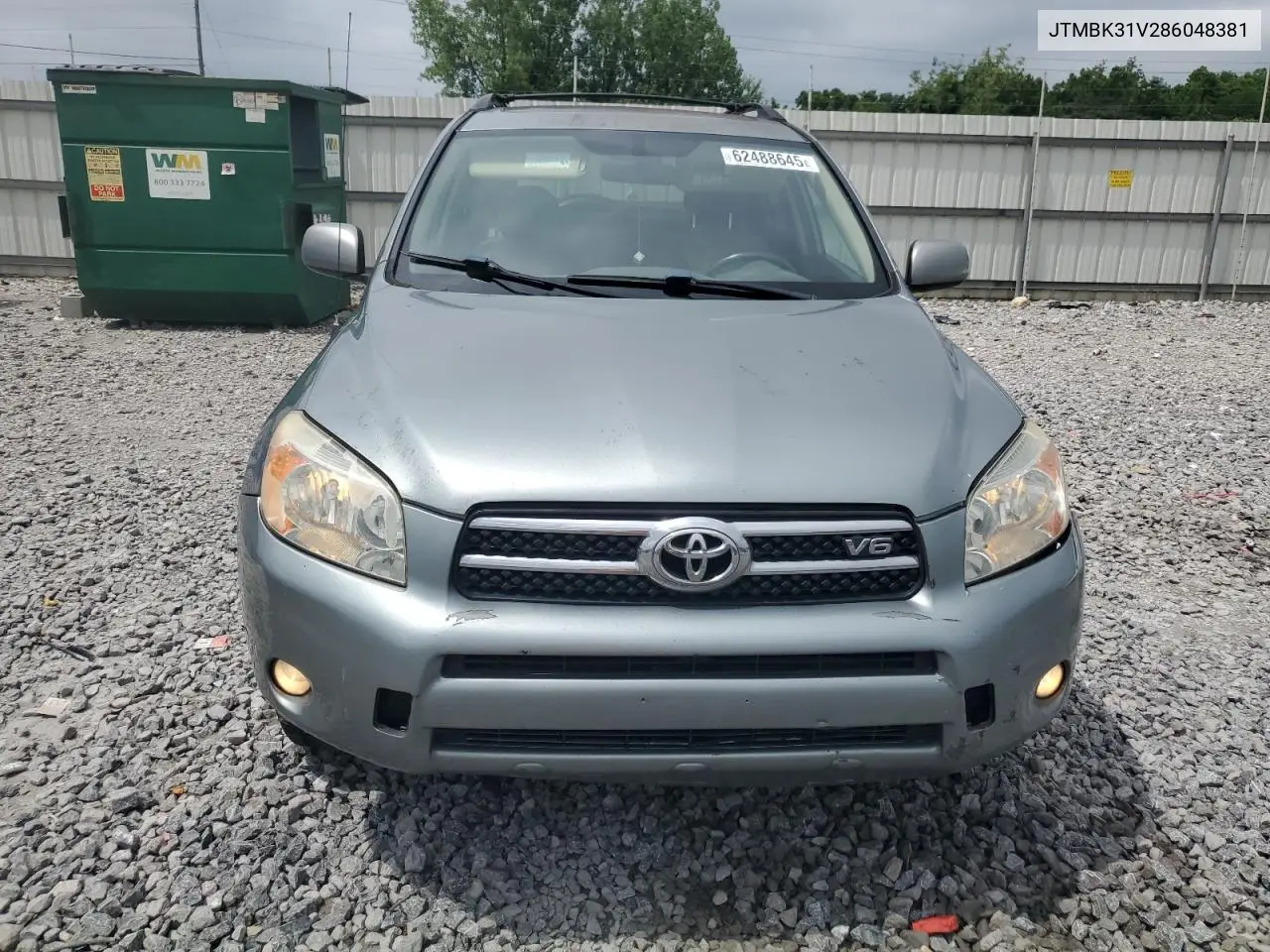 2008 Toyota Rav4 Limited VIN: JTMBK31V286048381 Lot: 62488645