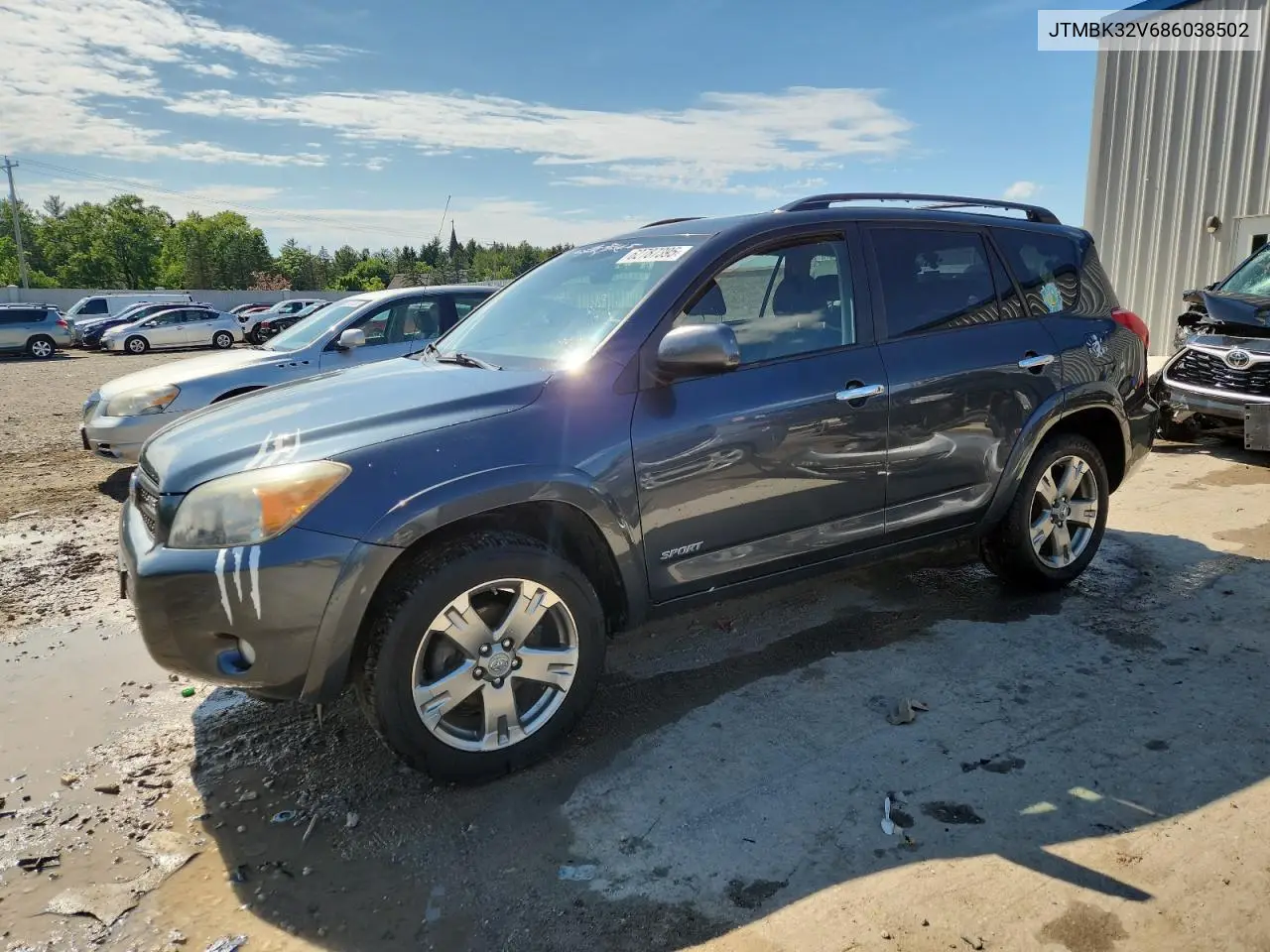 2008 Toyota Rav4 Sport VIN: JTMBK32V686038502 Lot: 62787395