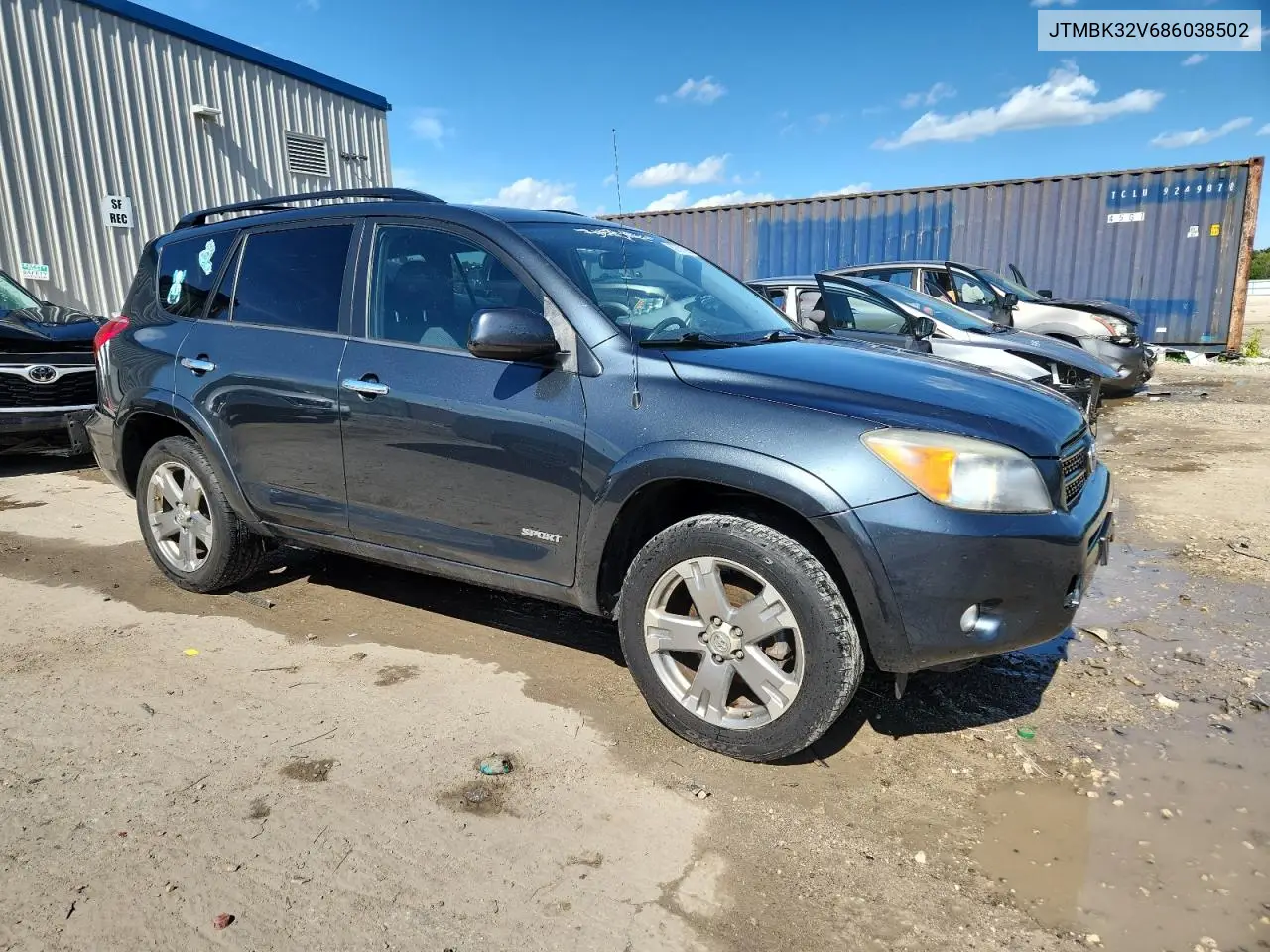 2008 Toyota Rav4 Sport VIN: JTMBK32V686038502 Lot: 62787395