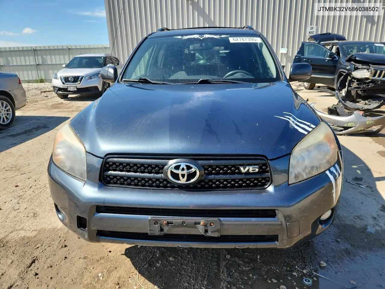 2008 Toyota Rav4 Sport VIN: JTMBK32V686038502 Lot: 62787395