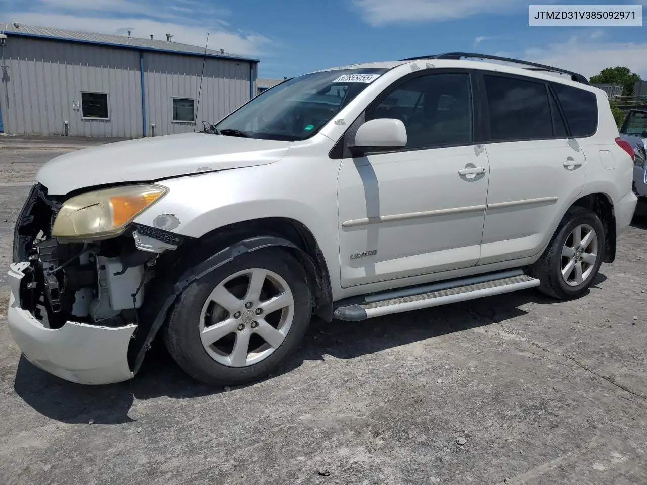 jtmzd31v385092971 JTMZD31V385092971 2008 Toyota Rav4 Limited