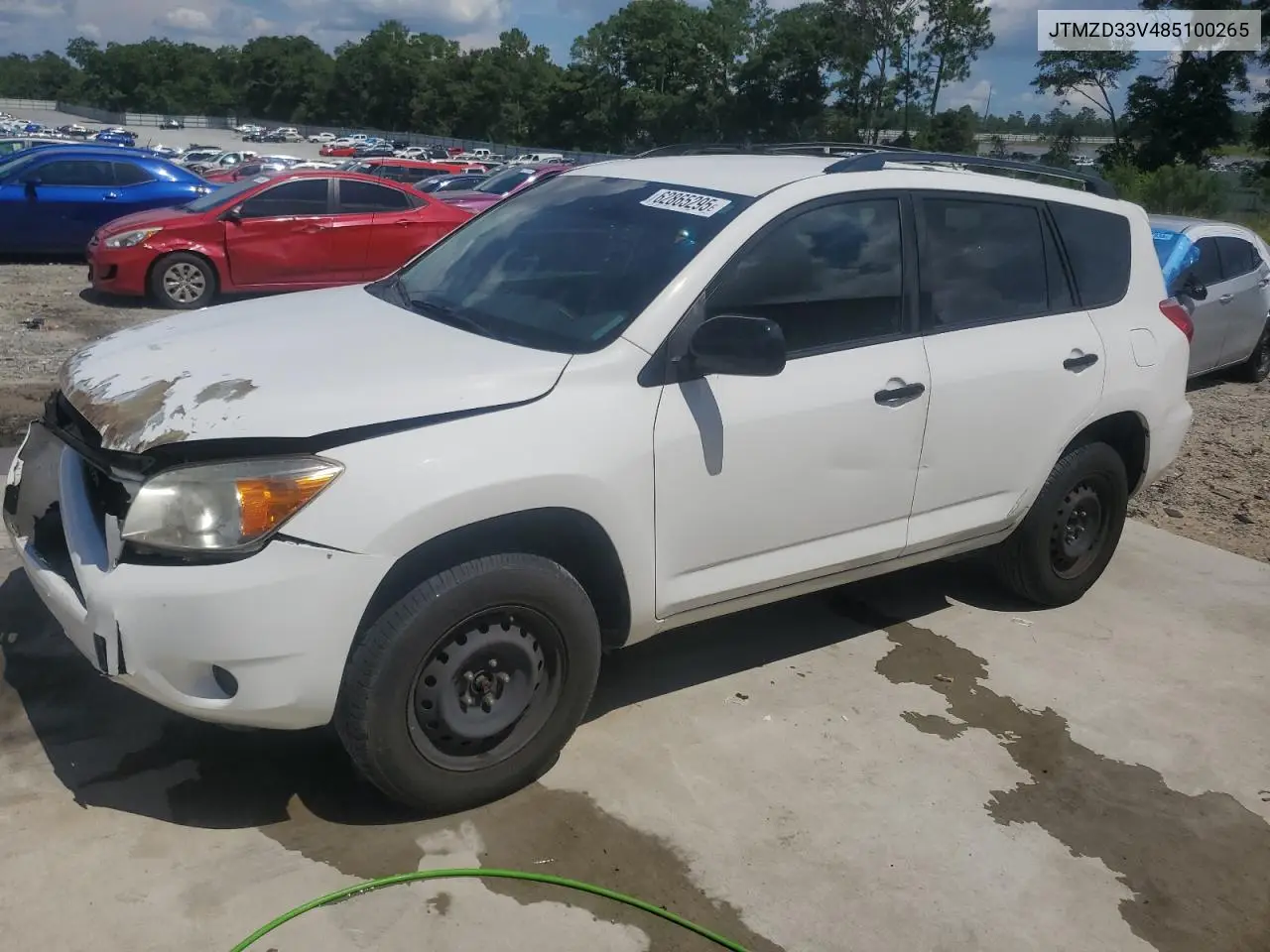 2008 Toyota Rav4 VIN: JTMZD33V485100265 Lot: 62865295