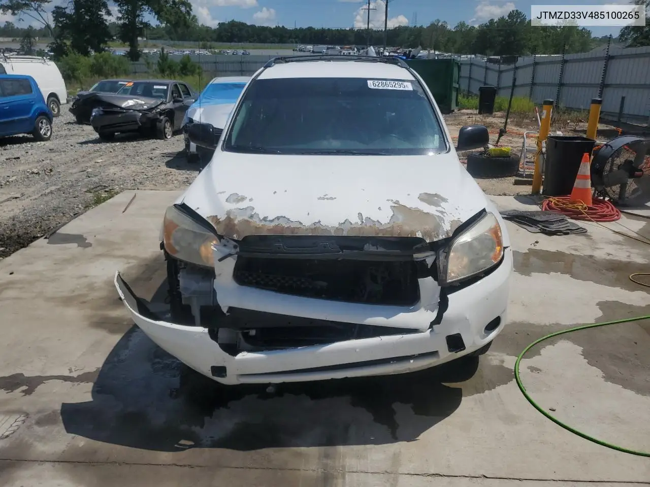 2008 Toyota Rav4 VIN: JTMZD33V485100265 Lot: 62865295