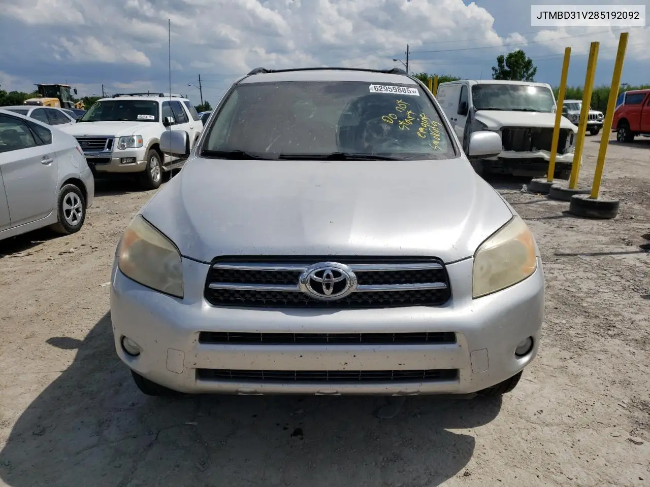 2008 Toyota Rav4 Limited VIN: JTMBD31V285192092 Lot: 62959885