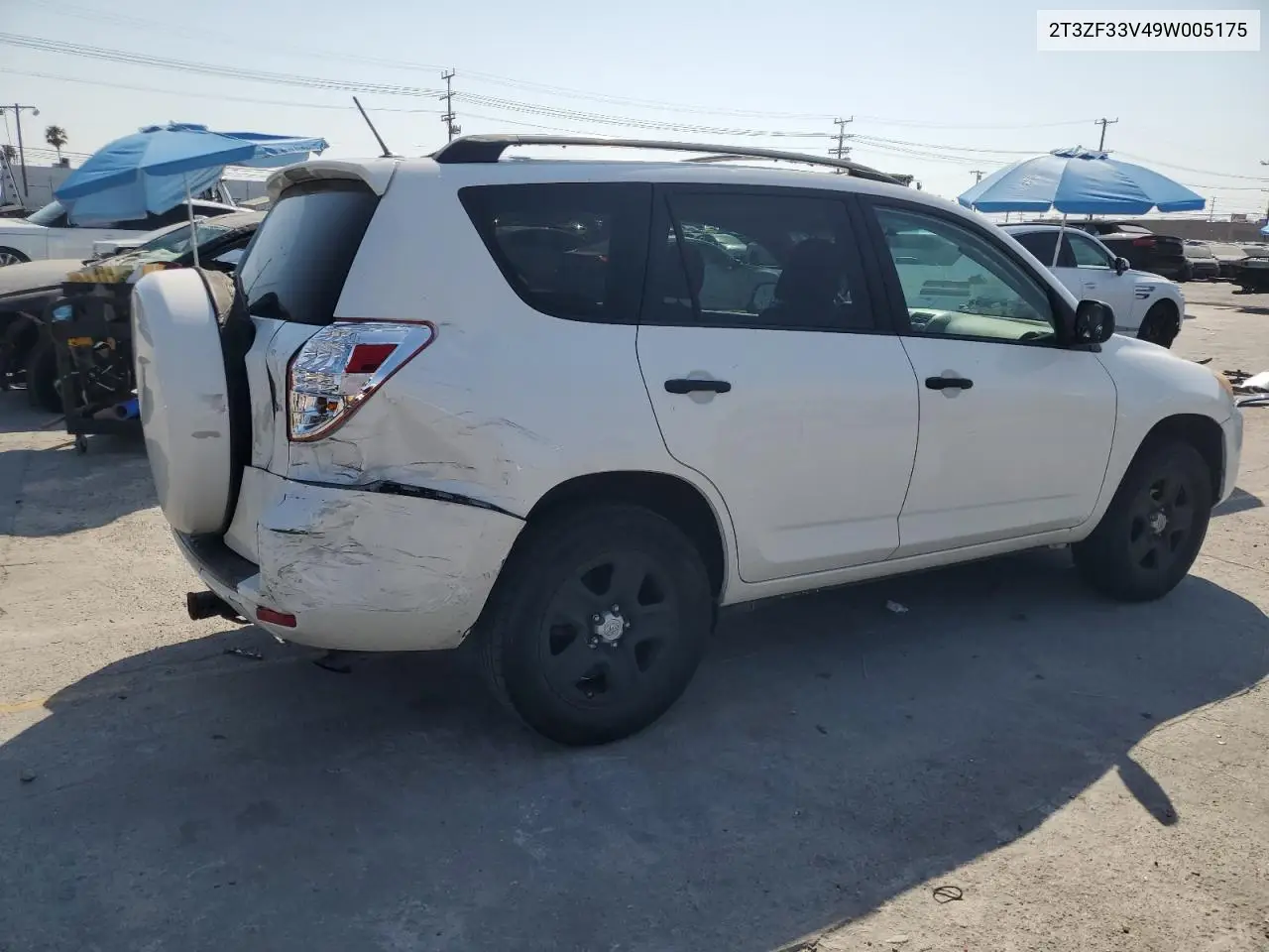 2009 Toyota Rav4 VIN: 2T3ZF33V49W005175 Lot: 62890995