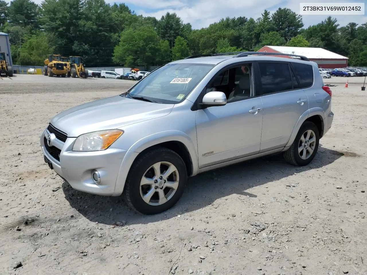 2009 Toyota Rav4 Limited VIN: 2T3BK31V69W012452 Lot: 63161065