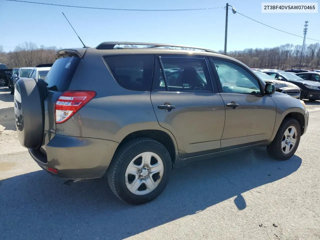 2010 Toyota Rav4 VIN: 2T3BF4DV5AW070465 Lot: 49533025
