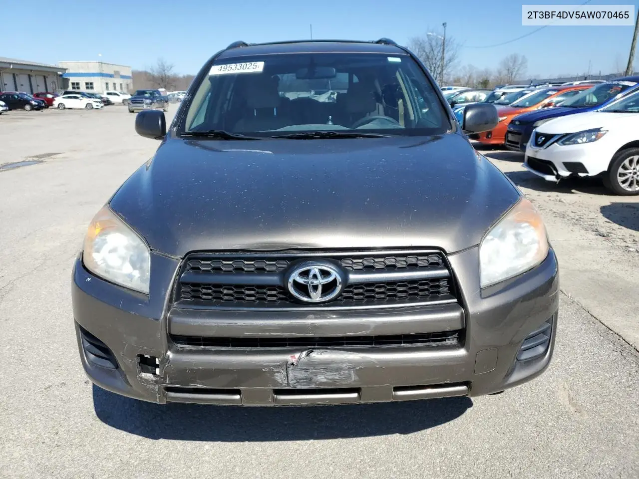 2010 Toyota Rav4 VIN: 2T3BF4DV5AW070465 Lot: 49533025