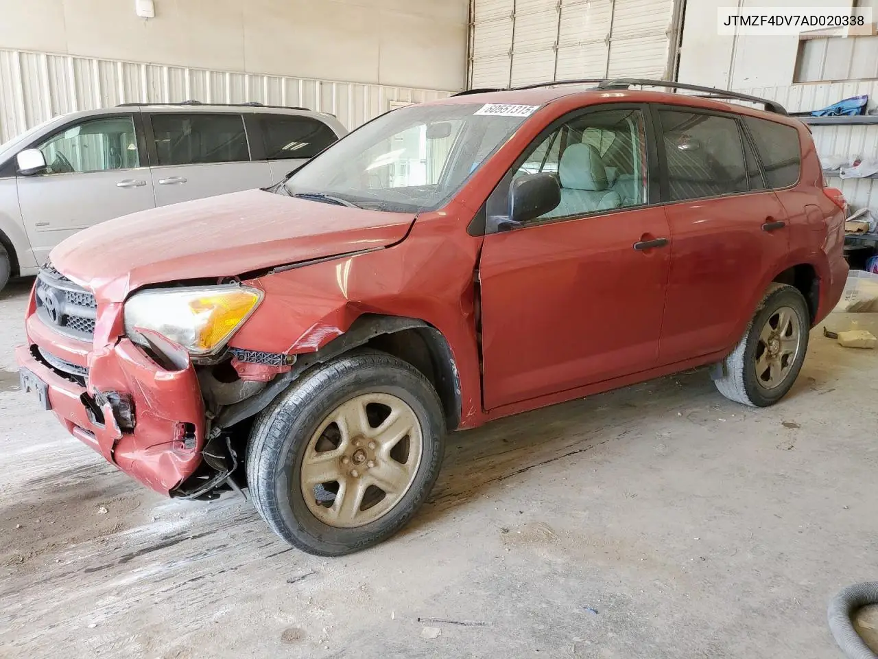 2010 Toyota Rav4 VIN: JTMZF4DV7AD020338 Lot: 60551315
