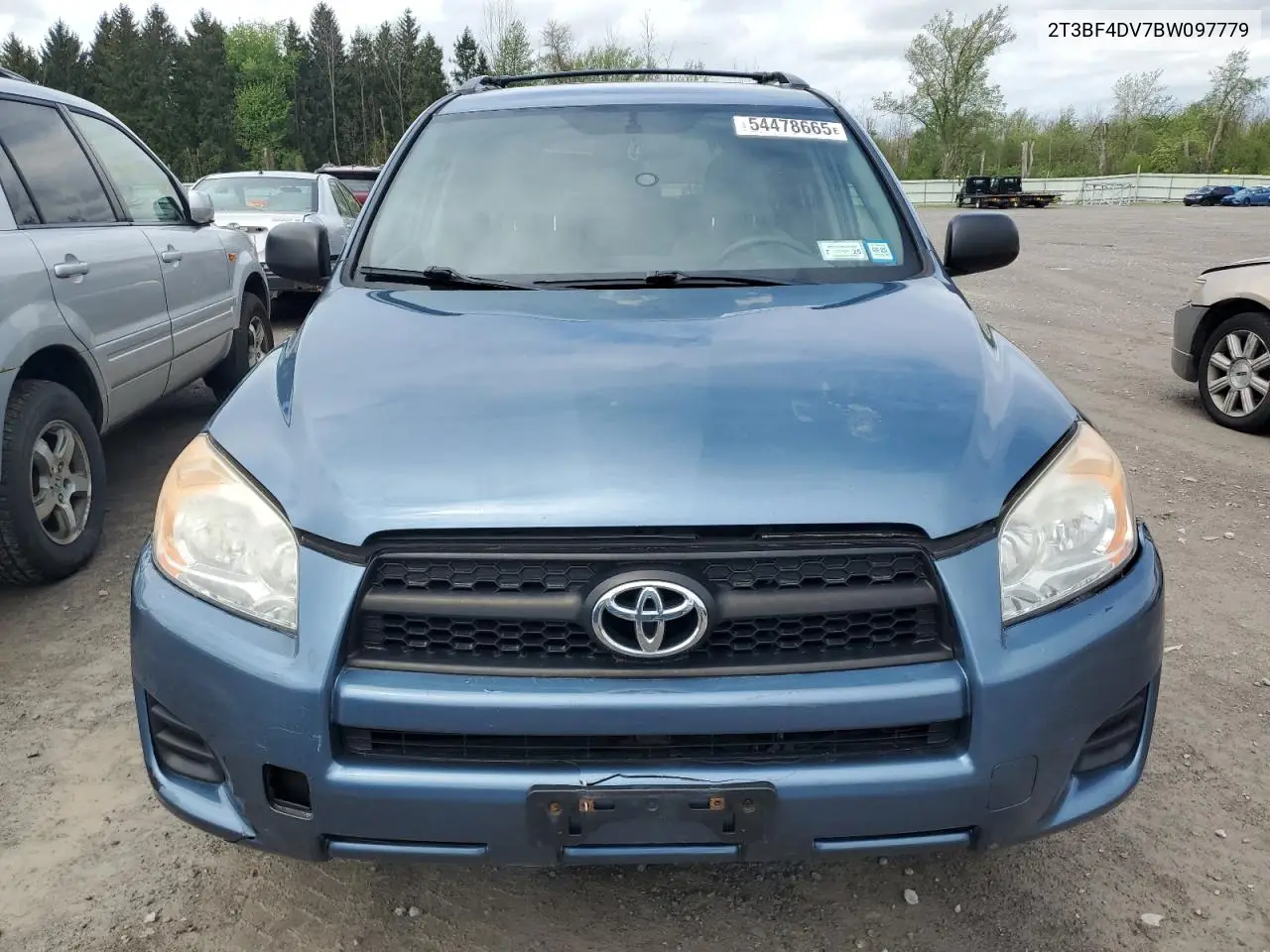 2011 Toyota Rav4 VIN: 2T3BF4DV7BW097779 Lot: 54478665