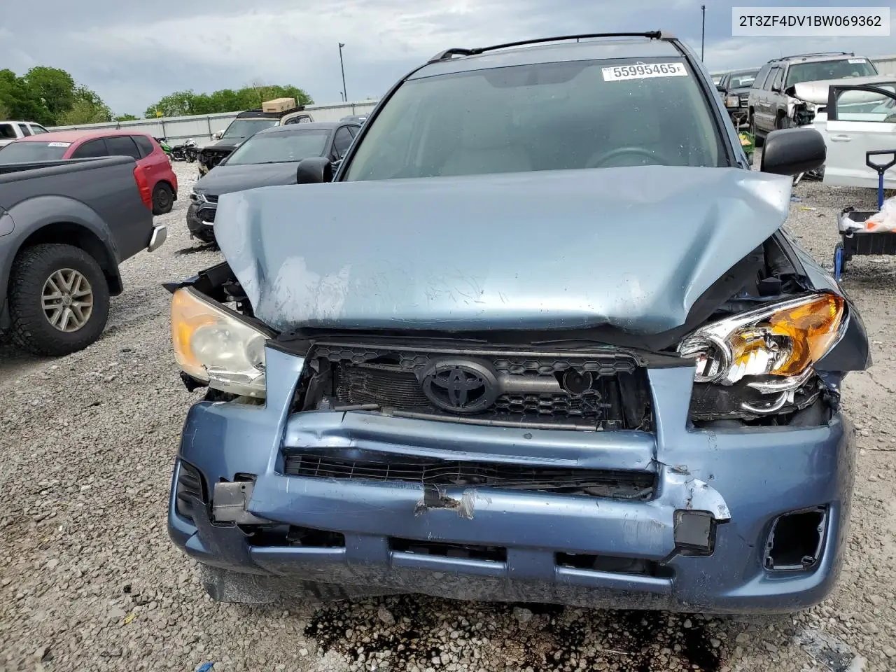 2011 Toyota Rav4 VIN: 2T3ZF4DV1BW069362 Lot: 55995465