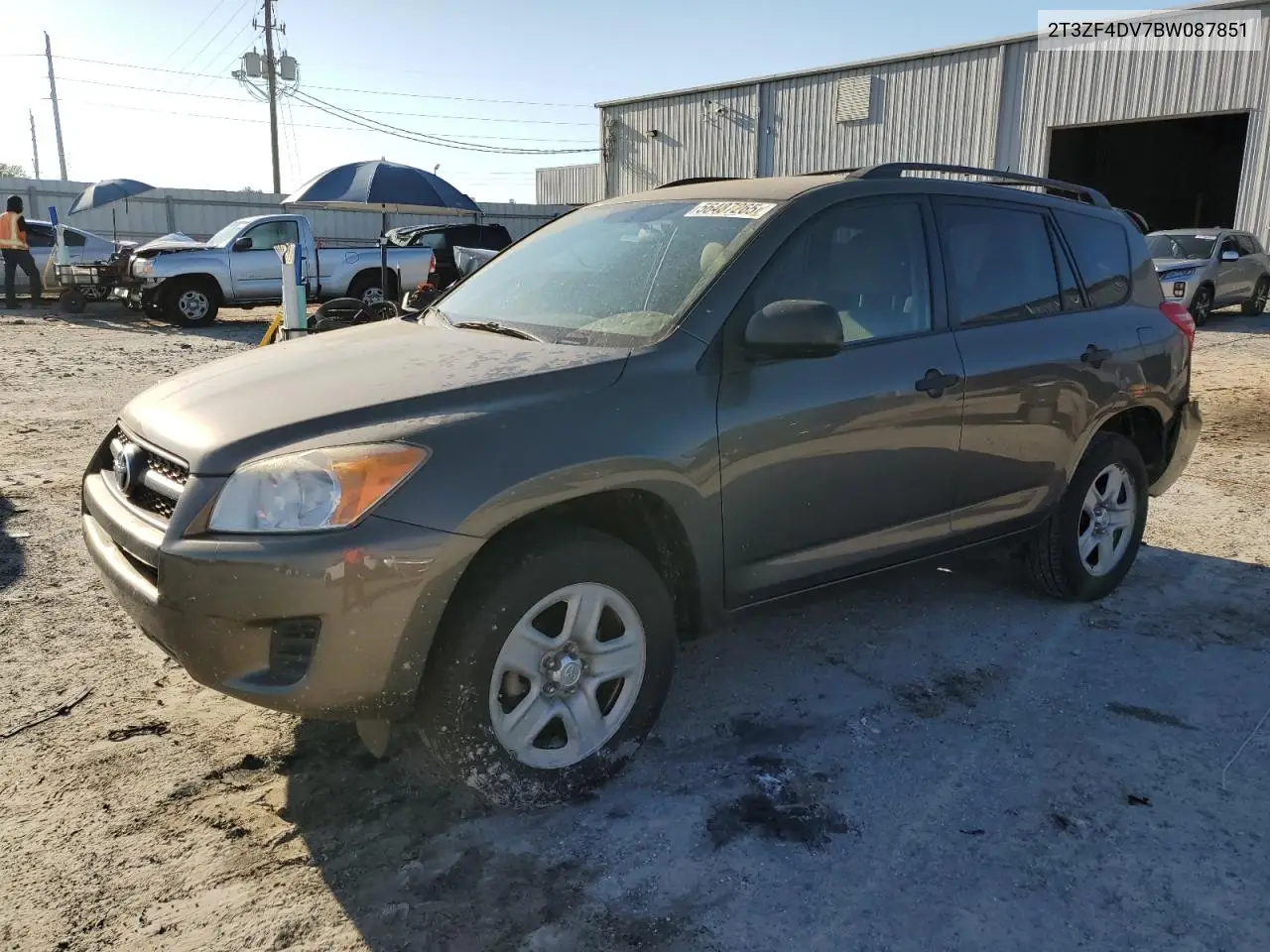 2011 Toyota Rav4 VIN: 2T3ZF4DV7BW087851 Lot: 56487265