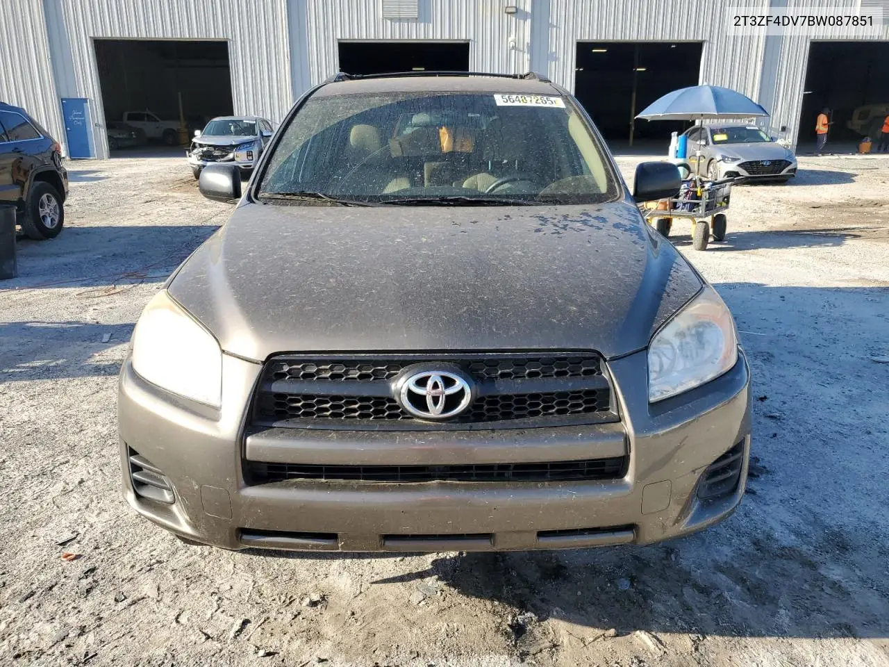 2011 Toyota Rav4 VIN: 2T3ZF4DV7BW087851 Lot: 56487265