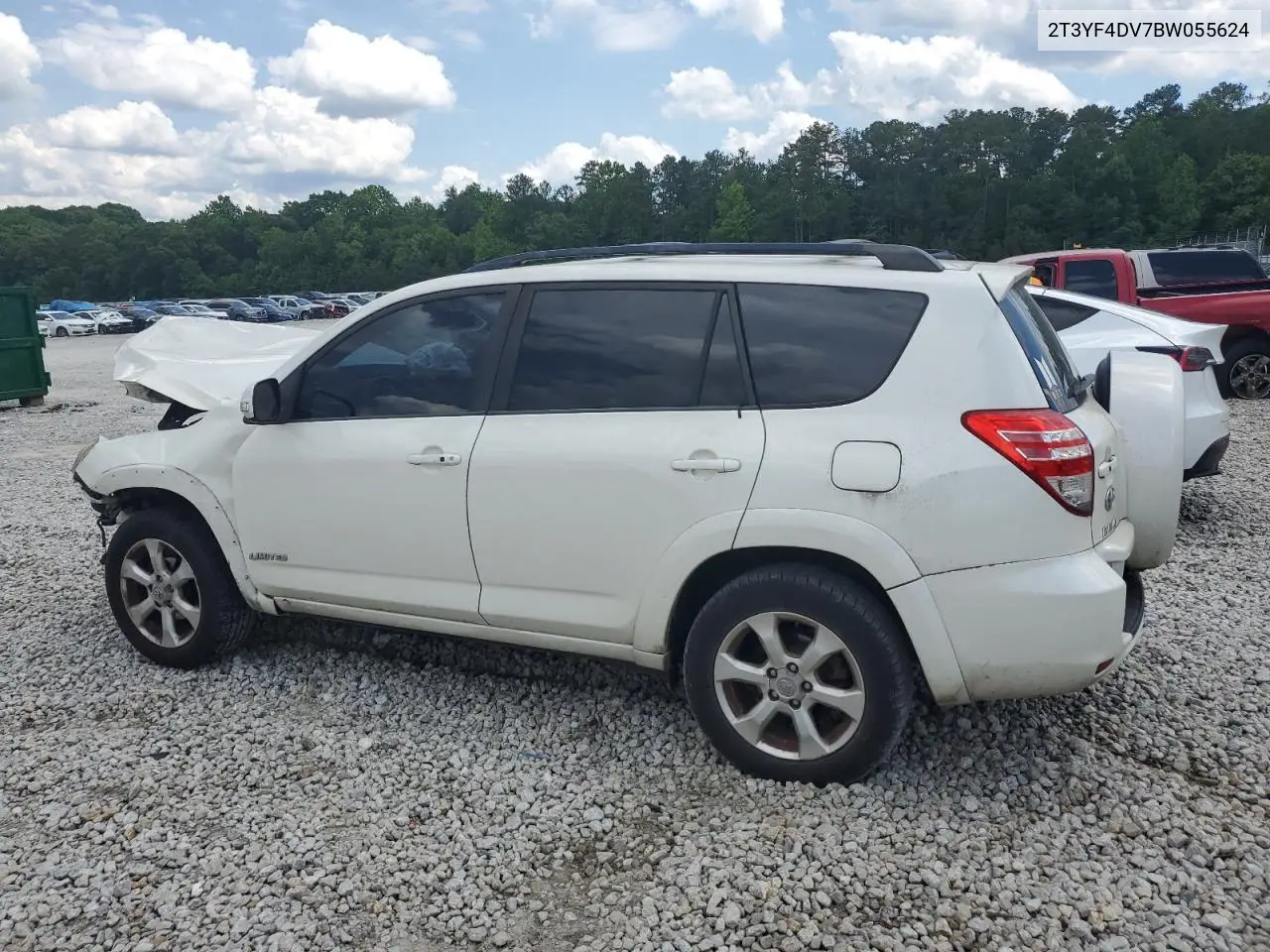 2011 Toyota Rav4 Limited VIN: 2T3YF4DV7BW055624 Lot: 56973105