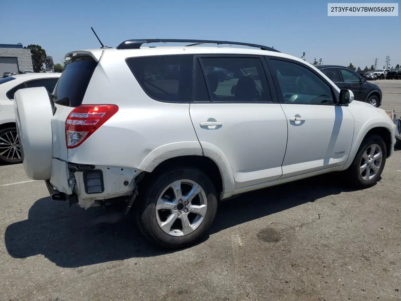 2011 Toyota Rav4 Limited VIN: 2T3YF4DV7BW056837 Lot: 62557445