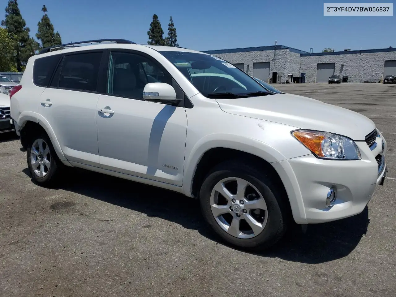 2011 Toyota Rav4 Limited VIN: 2T3YF4DV7BW056837 Lot: 62557445