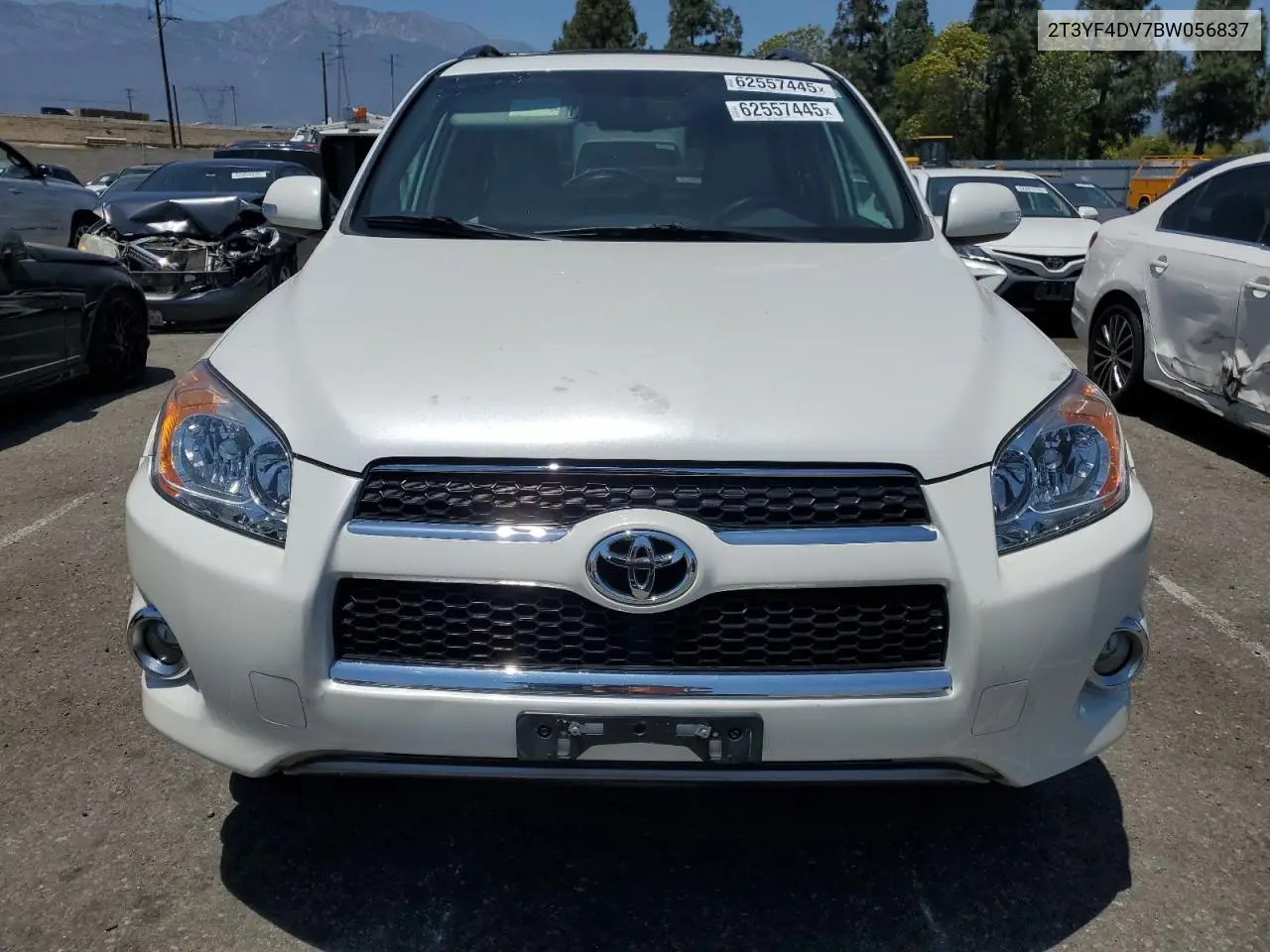 2011 Toyota Rav4 Limited VIN: 2T3YF4DV7BW056837 Lot: 62557445