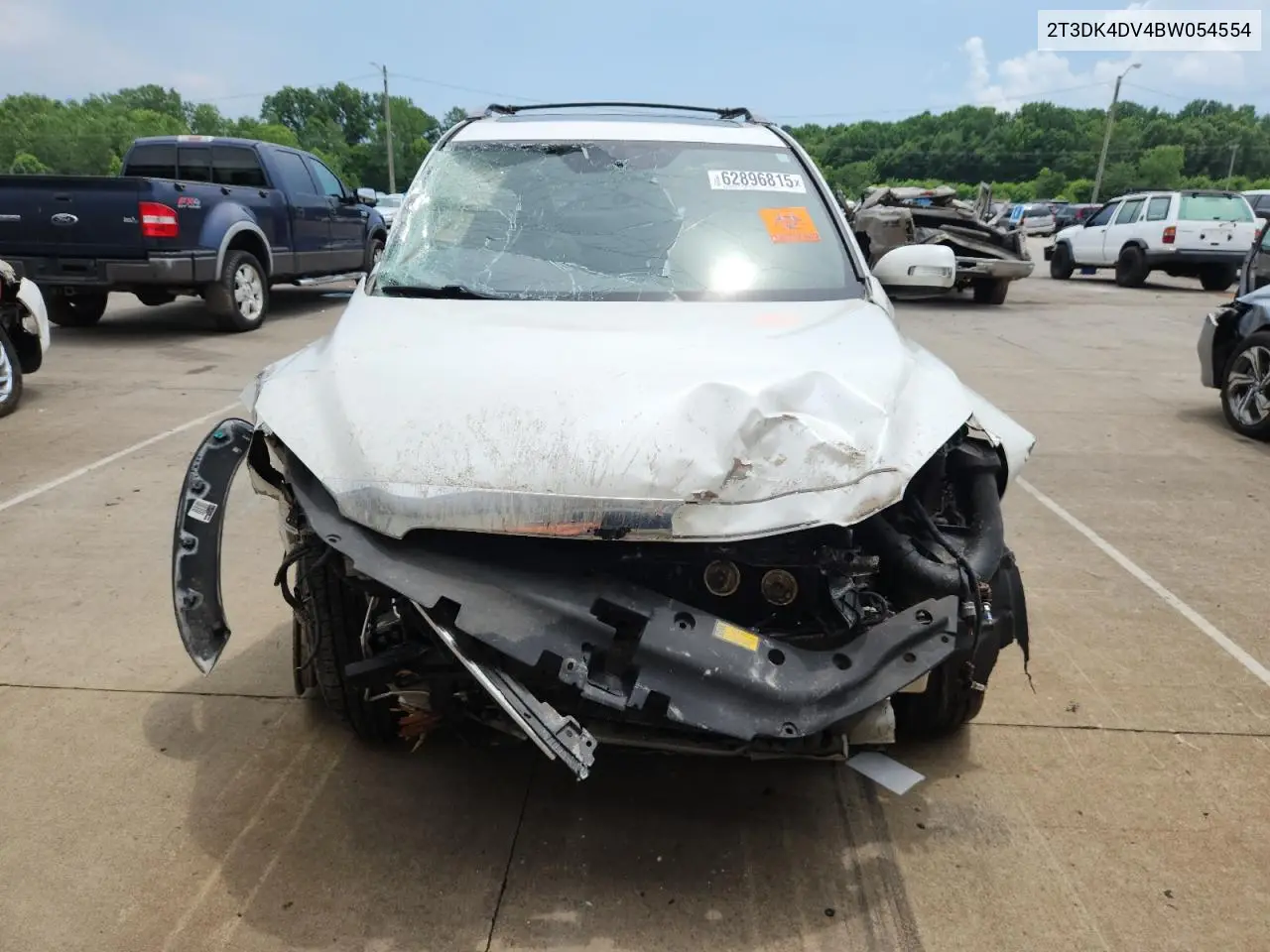 2011 Toyota Rav4 Limited VIN: 2T3DK4DV4BW054554 Lot: 62896815