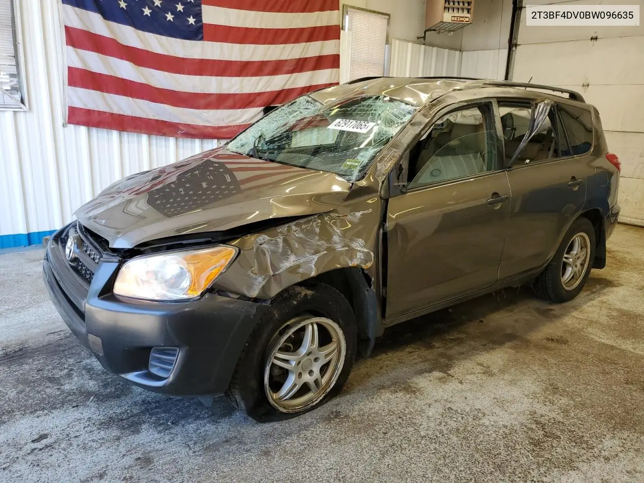 2011 Toyota Rav4 VIN: 2T3BF4DV0BW096635 Lot: 62917065