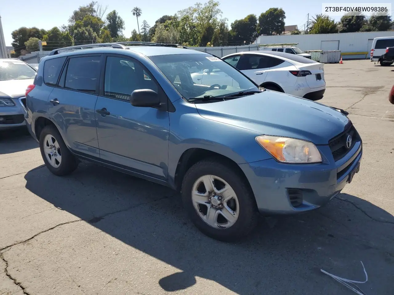 2011 Toyota Rav4 VIN: 2T3BF4DV4BW098386 Lot: 63086495