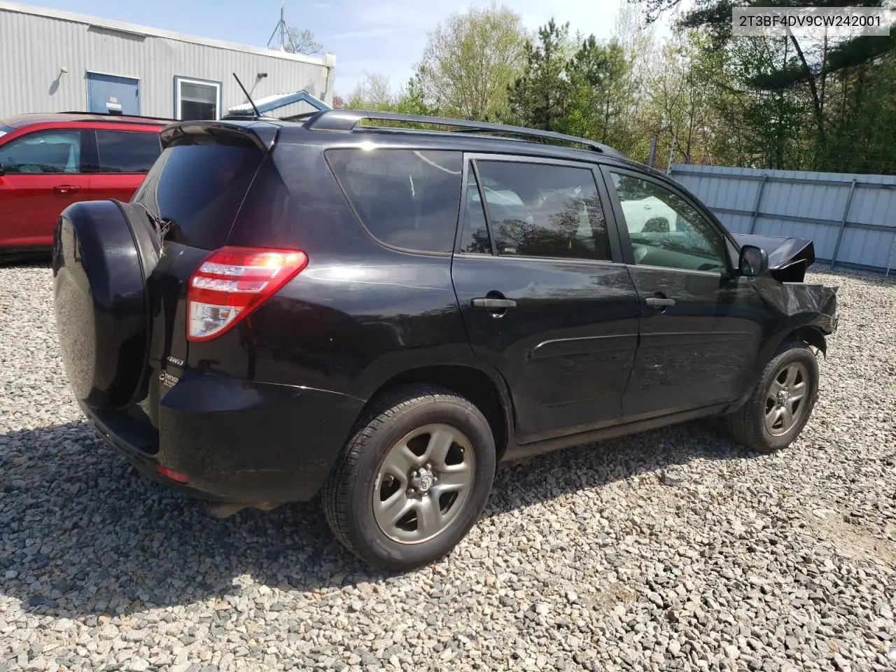 2012 Toyota Rav4 VIN: 2T3BF4DV9CW242001 Lot: 51161535