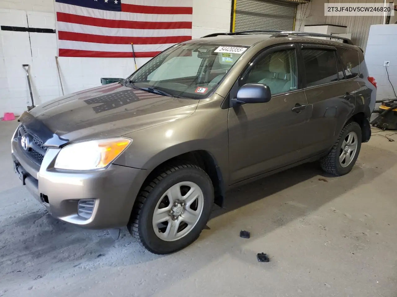 2012 Toyota Rav4 VIN: 2T3JF4DV5CW246820 Lot: 54420355