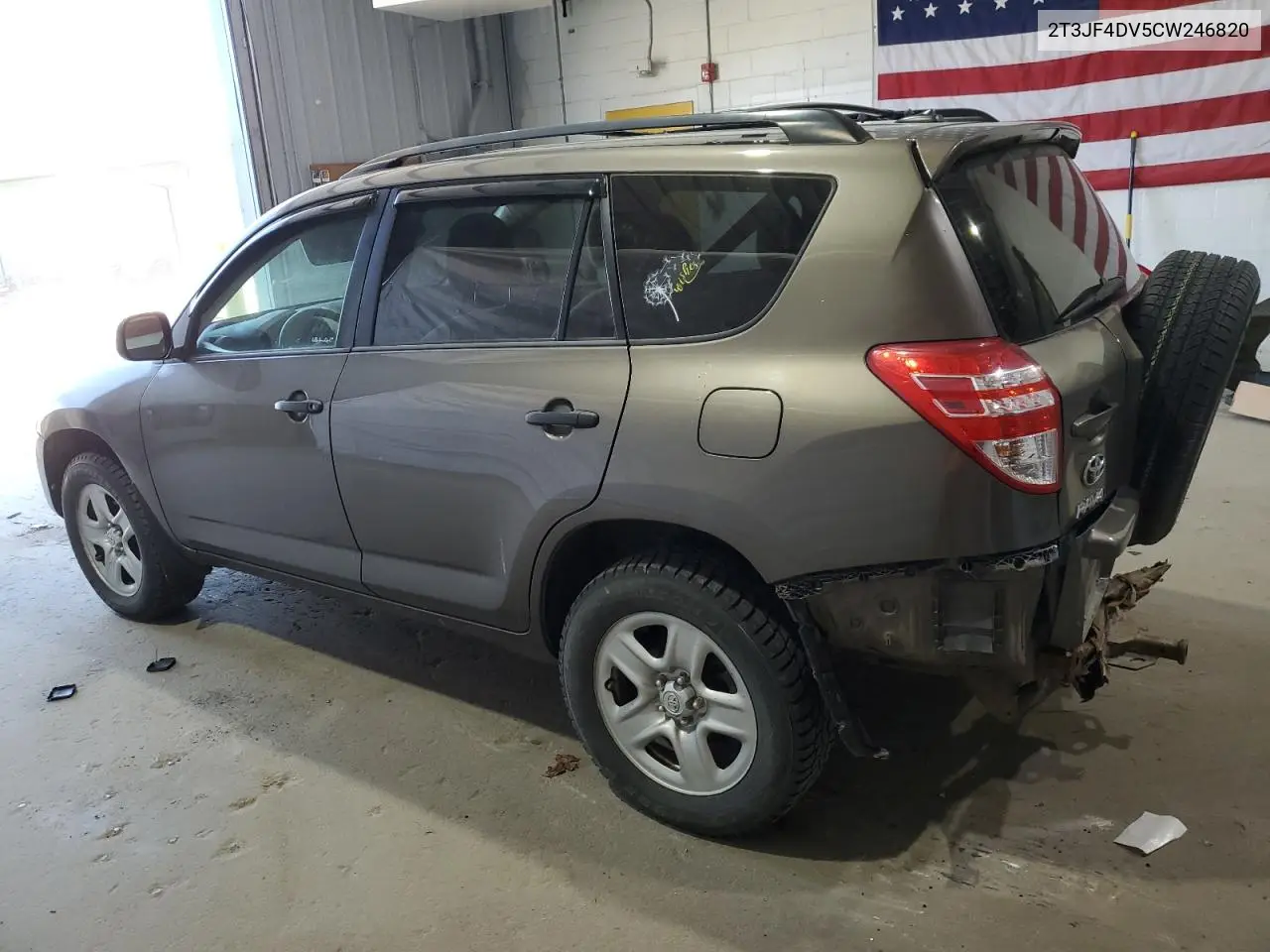 2012 Toyota Rav4 VIN: 2T3JF4DV5CW246820 Lot: 54420355
