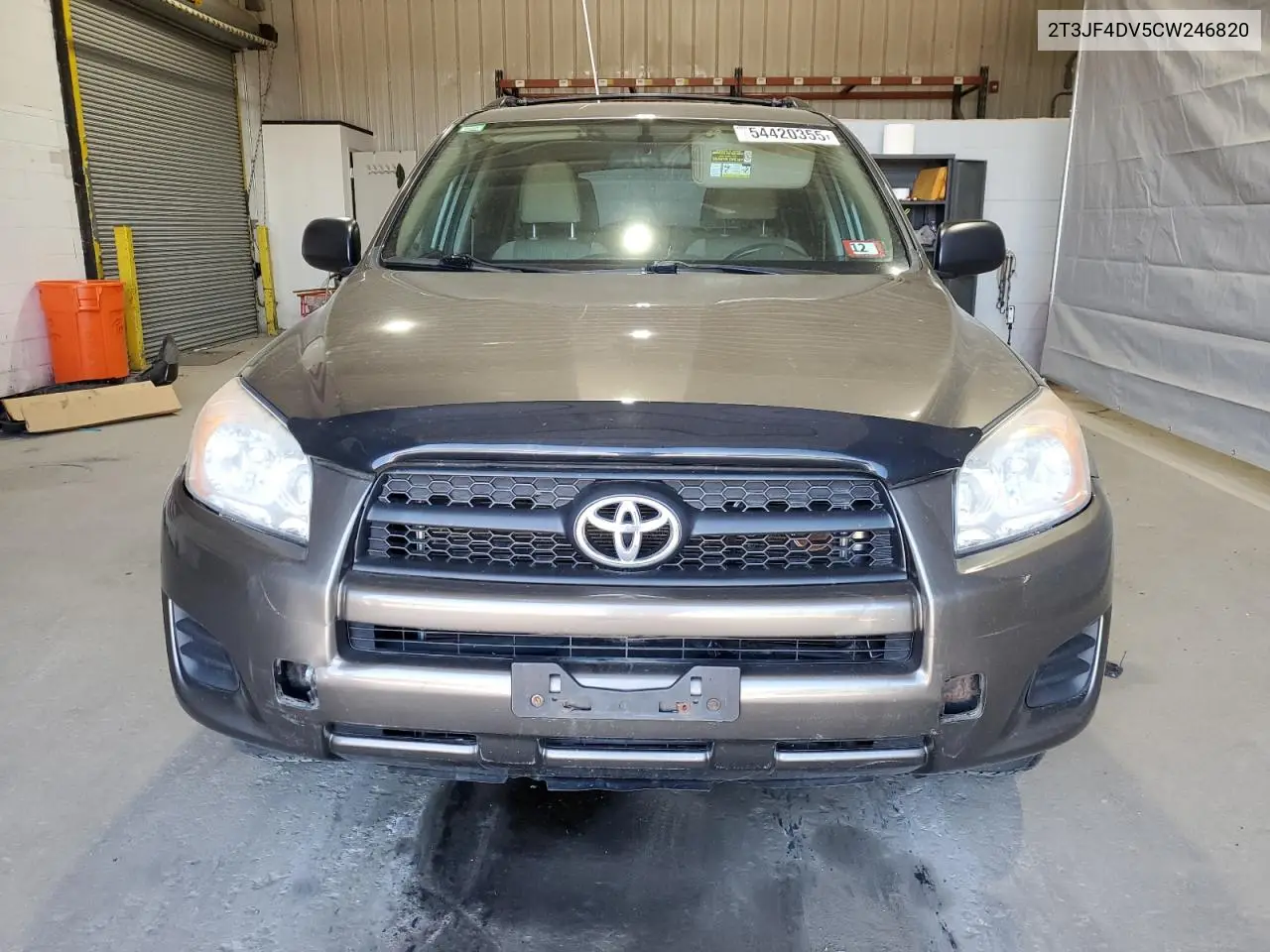 2012 Toyota Rav4 VIN: 2T3JF4DV5CW246820 Lot: 54420355
