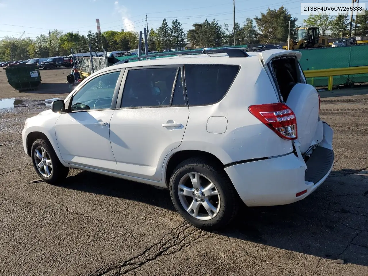 2012 Toyota Rav4 VIN: 2T3BF4DV6CW265333 Lot: 56118665