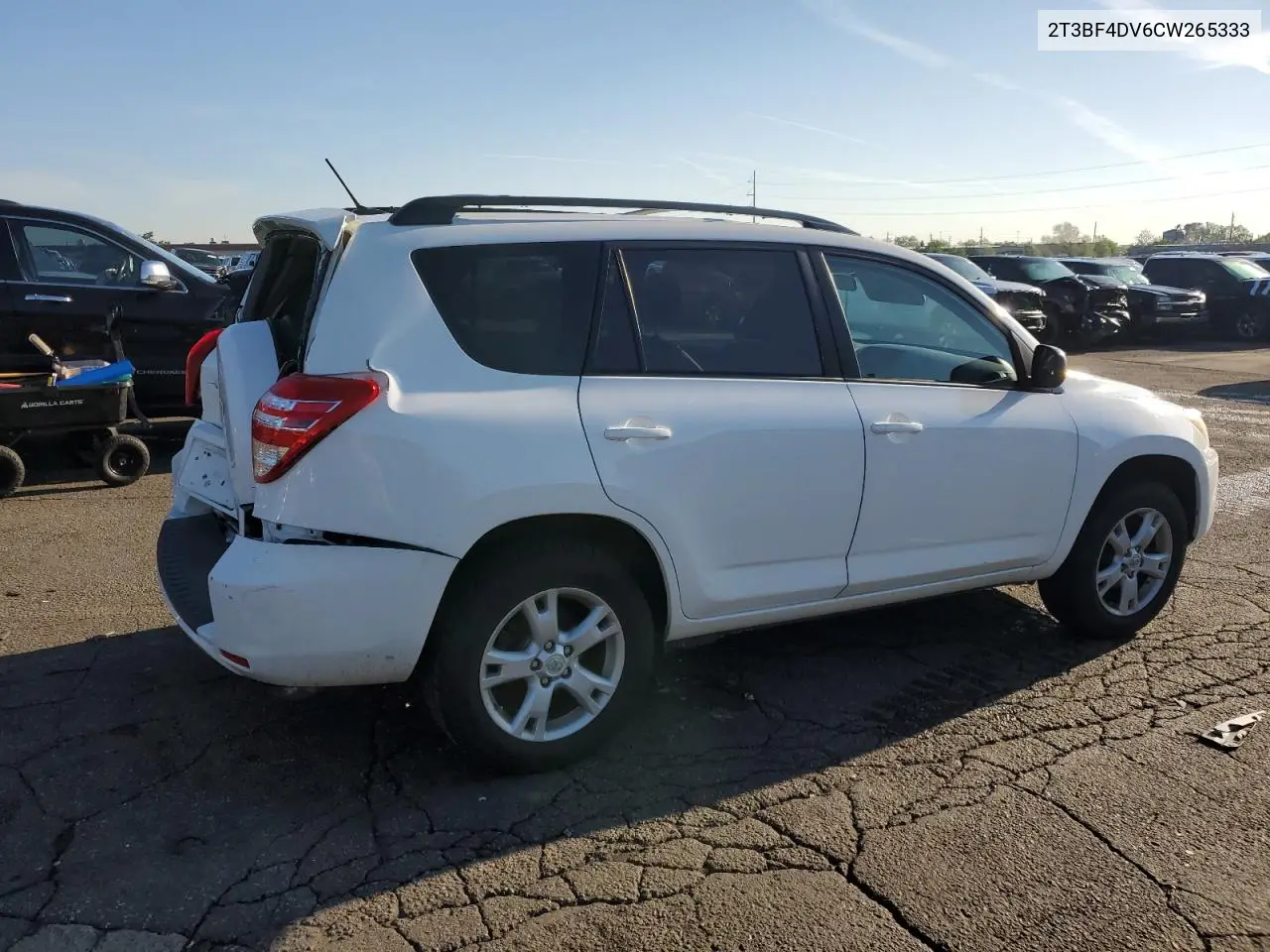 2012 Toyota Rav4 VIN: 2T3BF4DV6CW265333 Lot: 56118665