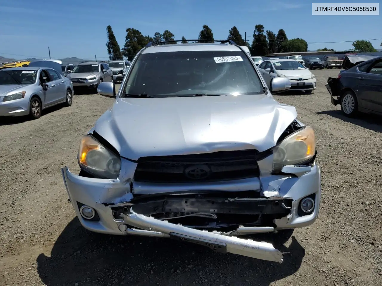 2012 Toyota Rav4 Sport VIN: JTMRF4DV6C5058530 Lot: 56532065