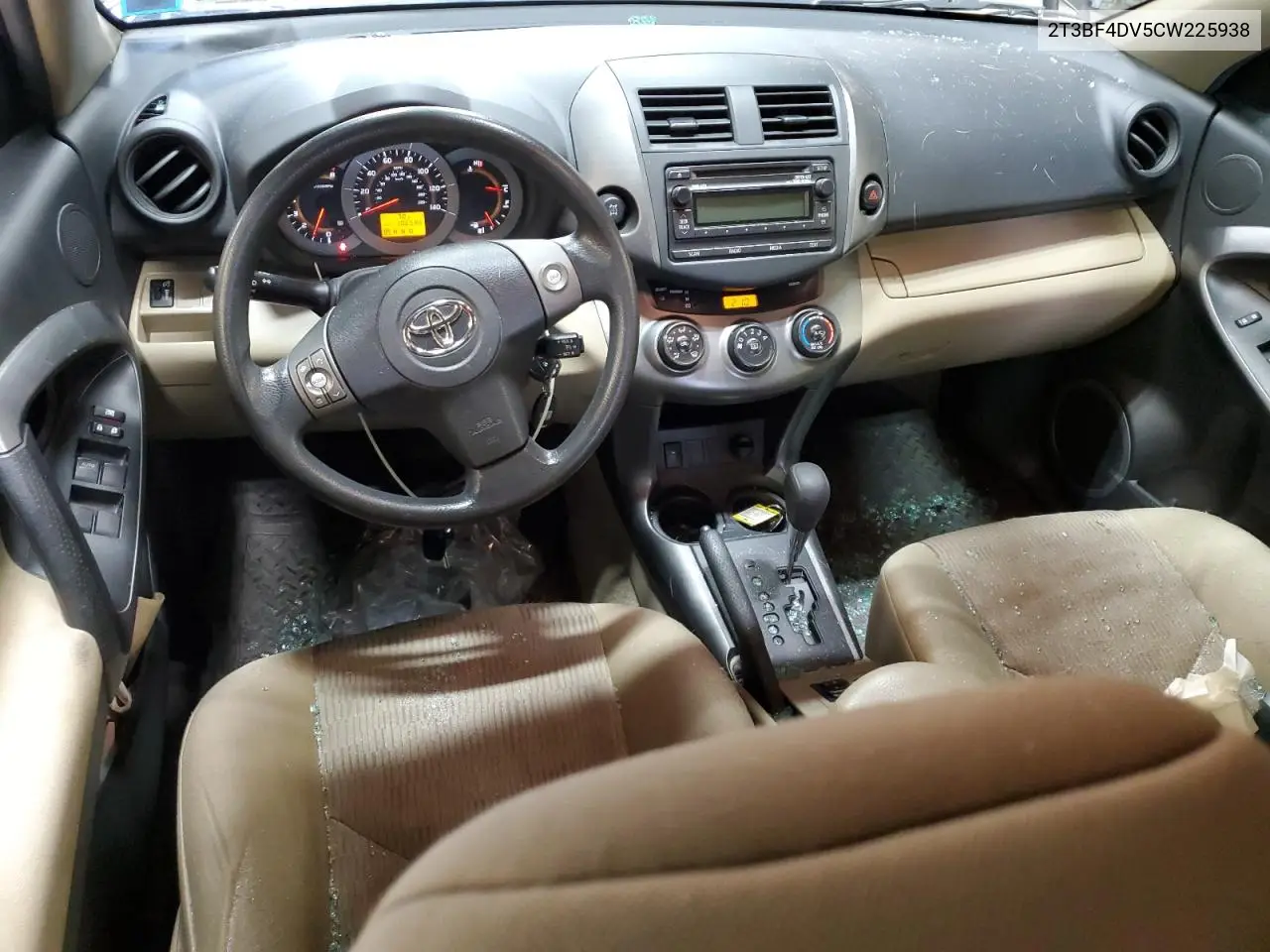 2012 Toyota Rav4 VIN: 2T3BF4DV5CW225938 Lot: 57039865