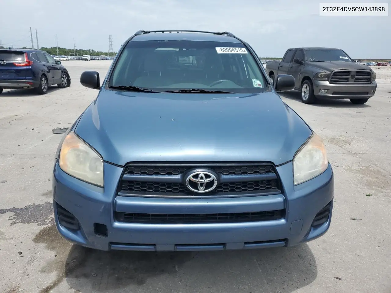 2012 Toyota Rav4 VIN: 2T3ZF4DV5CW143898 Lot: 60094515