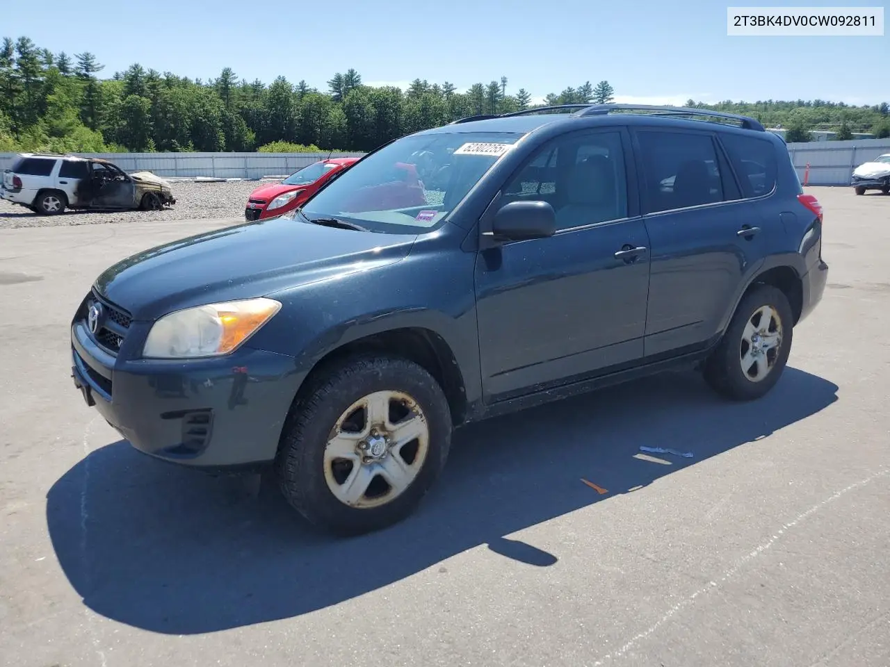 2012 Toyota Rav4 VIN: 2T3BK4DV0CW092811 Lot: 62302255