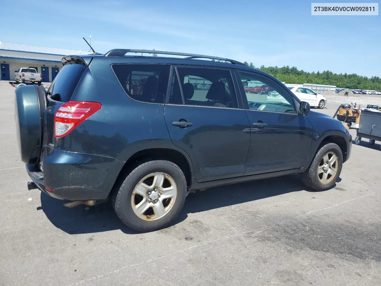 2012 Toyota Rav4 VIN: 2T3BK4DV0CW092811 Lot: 62302255