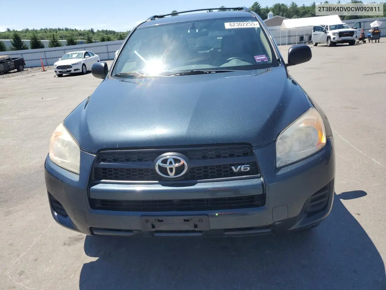 2012 Toyota Rav4 VIN: 2T3BK4DV0CW092811 Lot: 62302255