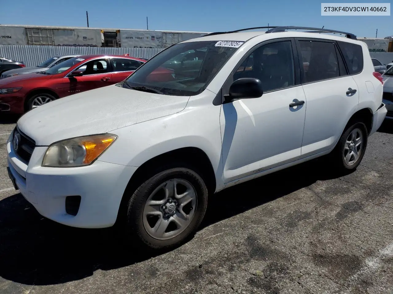 2012 Toyota Rav4 VIN: 2T3KF4DV3CW140662 Lot: 62707925
