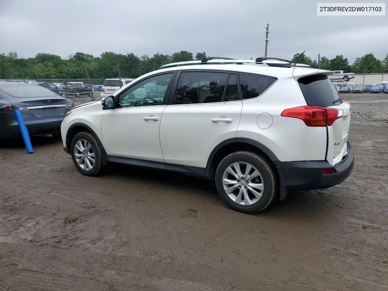 2013 Toyota Rav4 Limited VIN: 2T3DFREV2DW017103 Lot: 55249125
