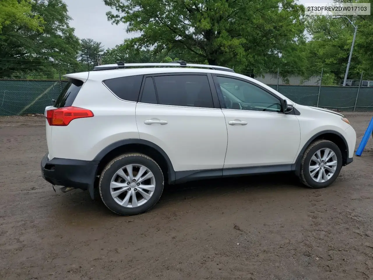 2013 Toyota Rav4 Limited VIN: 2T3DFREV2DW017103 Lot: 55249125