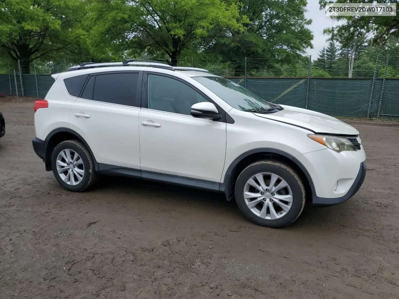 2013 Toyota Rav4 Limited VIN: 2T3DFREV2DW017103 Lot: 55249125