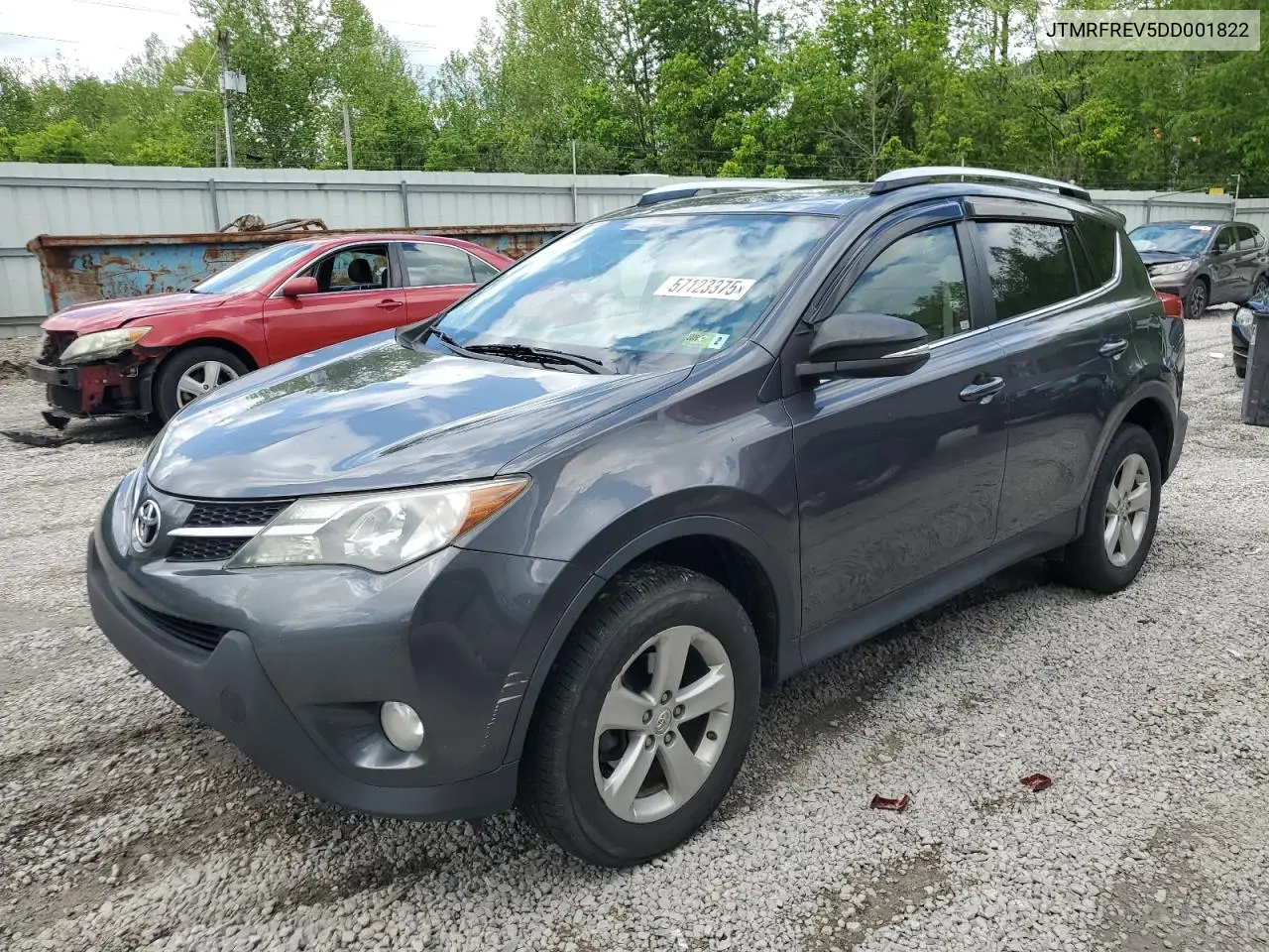 2013 Toyota Rav4 Xle VIN: JTMRFREV5DD001822 Lot: 57123375