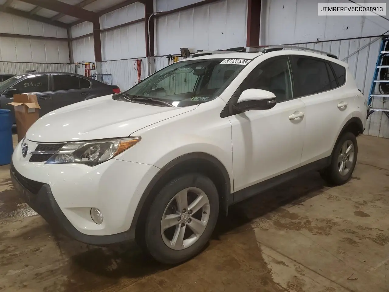 2013 Toyota Rav4 Xle VIN: JTMRFREV6DD038913 Lot: 57137535