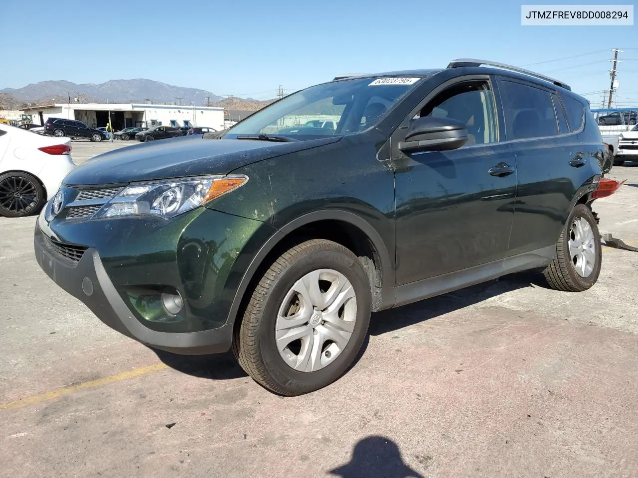 2013 Toyota Rav4 Le VIN: JTMZFREV8DD008294 Lot: 63023795