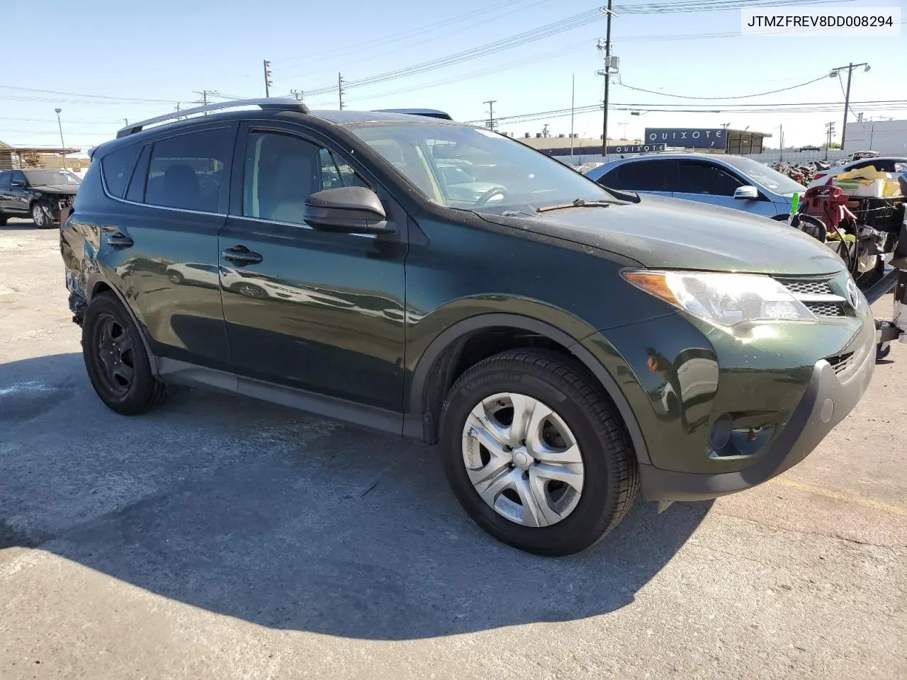2013 Toyota Rav4 Le VIN: JTMZFREV8DD008294 Lot: 63023795